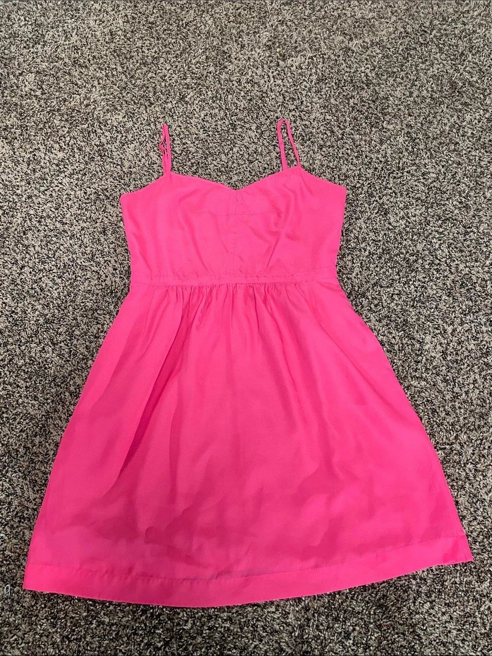 J. Crew Hot Pink Mini Sun Dress Woman’s Size 8 | EUC